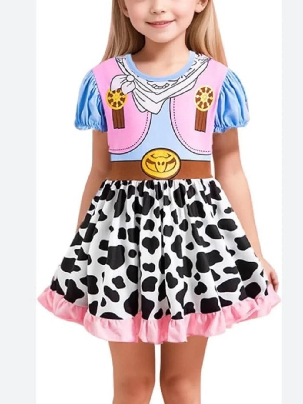 Toddler Girls cowgirl Halloween costume dress size 1-2 years